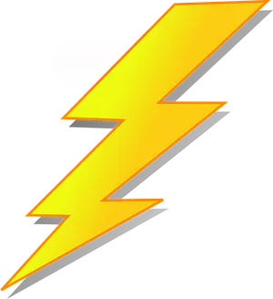 Lightning Bolt Icon Black Background PNG Image