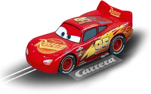 Lightning Mc Queen Racing Image PNG Image