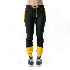 Lightweight Black Sweatpants Png 06132024 PNG Image