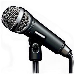 Lightweight Microphone On Stand Png 06282024 PNG Image