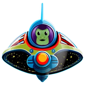 Lightyear Spaceship Illustration Png Obw PNG Image