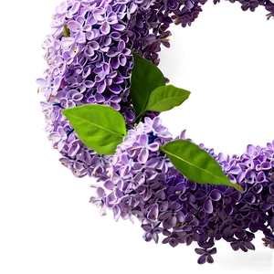 Lilac Wreath Png 06122024 PNG Image