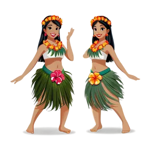 Lilo Hula Dance Png Joy PNG Image