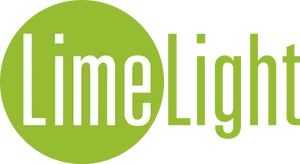 Lime Light Logo Greenand White PNG