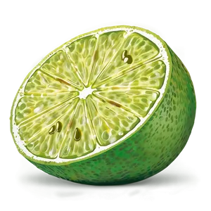 Lime Slice Side View Png Bru PNG Image