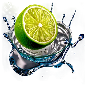 Lime Water Splash PNG Ttf PNG
