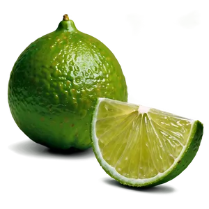 Lime With Leaf Png 64 PNG Image