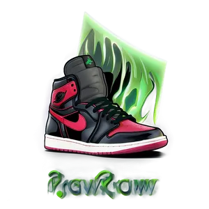 Limited Edition Air Jordan 1 Png Hbt PNG Image