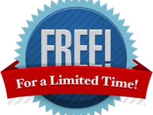 Limited Time Free Offer Badge PNG Image