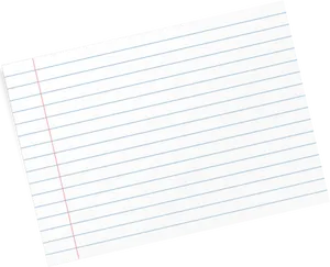 Lined Notebook Paper Clipart PNG Image