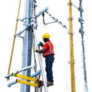 Lineman Cable Installation Png 8 PNG Image