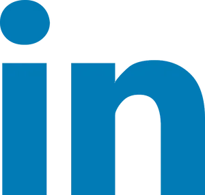 Linked In Logo Blue Background PNG Image