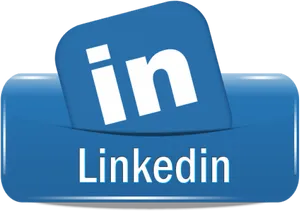 Linked In Logo3 D Rendering PNG Image