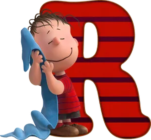 Linus Van Pelt Letter R PNG Image