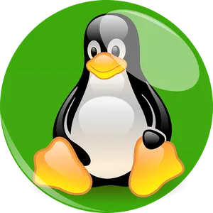 Linux Mascot Tux Illustration PNG Image