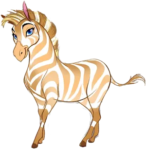 Lion Guard Animated Zebra Character PNG Image