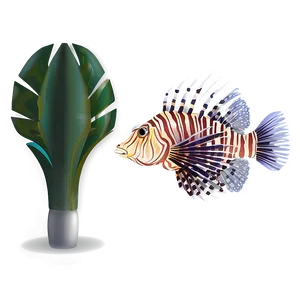 Lionfish Illustration Png Ceq PNG Image