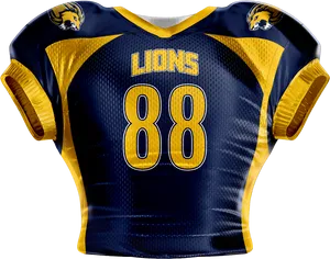 Lions Football Jersey Number88 PNG Image