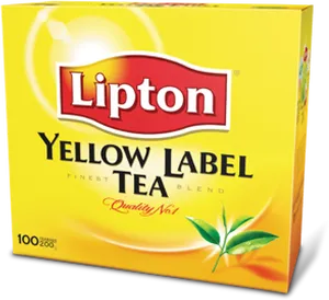 Lipton Yellow Label Tea Box PNG Image