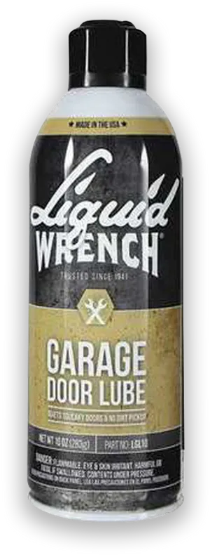 Liquid Wrench Garage Door Lube Bottle PNG Image