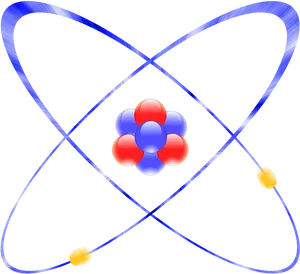 Lithium Atom Illustration PNG Image