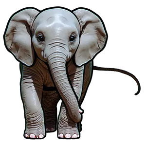 Little Elephant Character Png 06122024 PNG Image