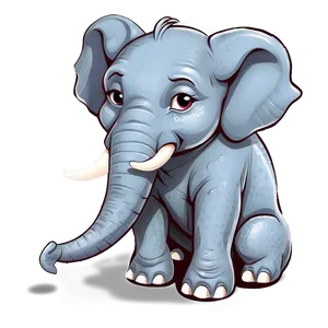 Little Elephant Character Png Jcw72 PNG Image