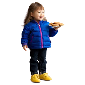 Little Kid Eating Cookies Png Yij70 PNG Image