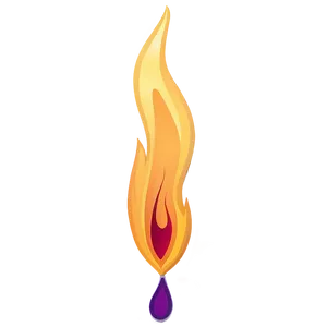 Lively Flame Cartoon Png Doj PNG Image