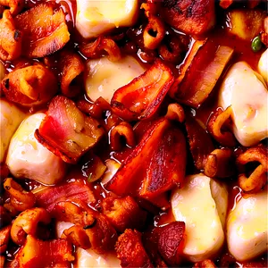 Loaded Poutine With Bacon Bits Png Hks PNG Image