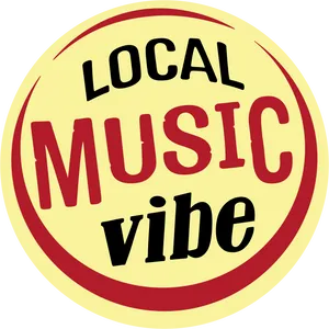 Local Music Vibe Logo PNG Image