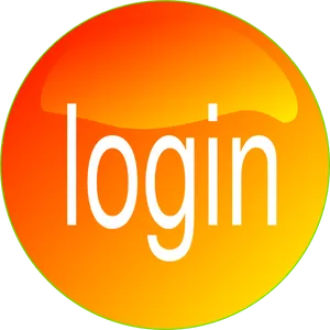 Login Button Graphic PNG Image