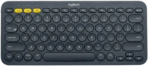 Logitech Keyboardwith Round Keys PNG Image