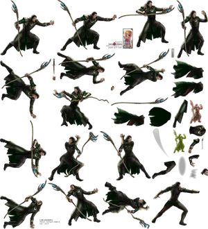 Loki_ Character_ Sprite_ Sheet PNG Image