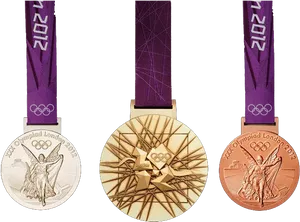 London2012 Olympic Medals PNG Image