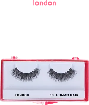 London3 D Human Hair Eyelashes PNG Image