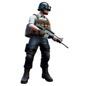 Lone Pubg Soldier Png 06262024 PNG Image