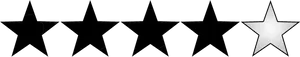 Lone_ White_ Star_ Among_ Black_ Stars PNG Image