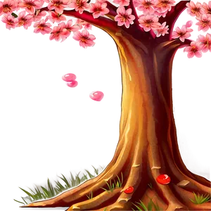 Lonely Cherry Tree Png Cjb26 PNG Image