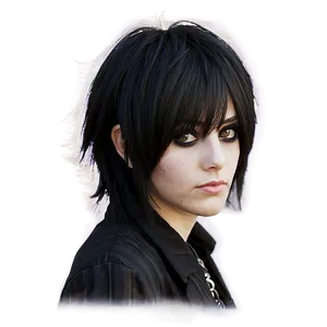 Long Emo Hairstyle Png 51 PNG Image