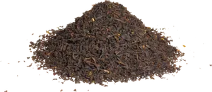 Loose Black Tea Leaves PNG Image