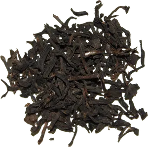 Loose Black Tea Leaves PNG Image