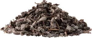 Loose Leaf Green Tea Pile PNG Image