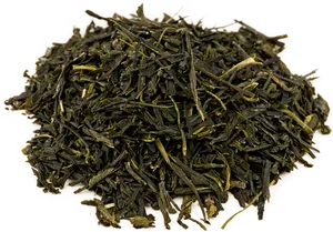 Loose Leaf Green Tea Pile PNG Image