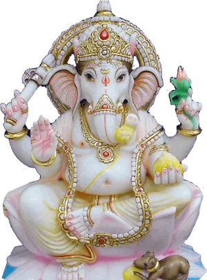 Lord Ganesha Statue PNG Image