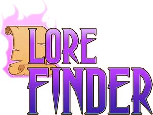 Lore Finder Game Logo PNG Image