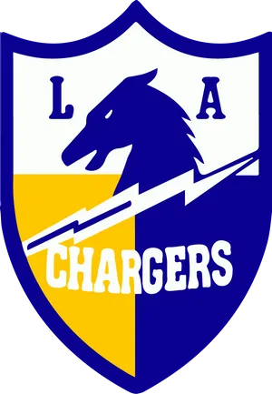 Los Angeles Chargers Logo Shield PNG Image