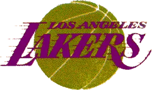 Los Angeles Lakers Logo Distorted PNG Image