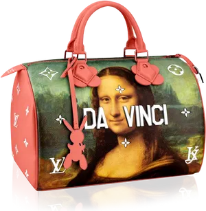 Louis Vuitton Mona Lisa Bag PNG Image