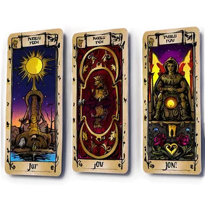 Love Tarot Cards Png Hvm PNG Image